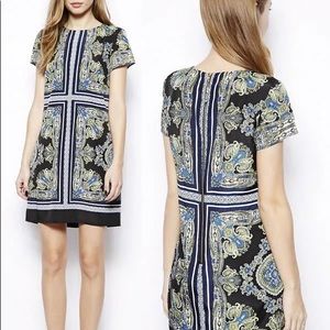 Oasis Scarf Print Shift Dress